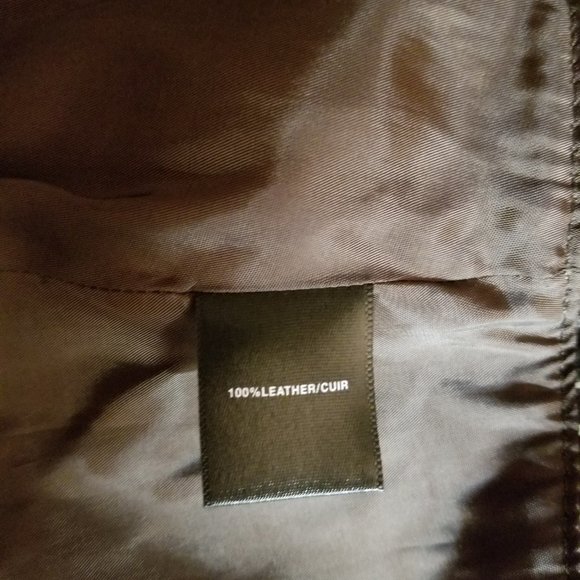 Unique Leather Jacket, Lafayette 148, Women's 14 - Picture 10 of 12